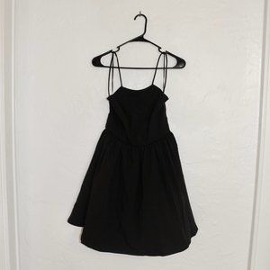 Lulus black backless dress